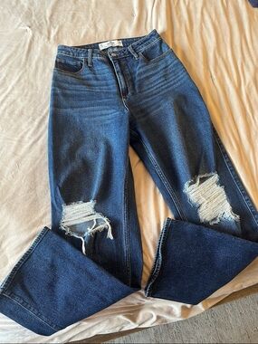 Hollister curvy ultra high rise dad Jean